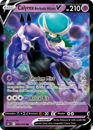 Shadow Rider Calyrex V (Jet-Black Spirit 036/070)