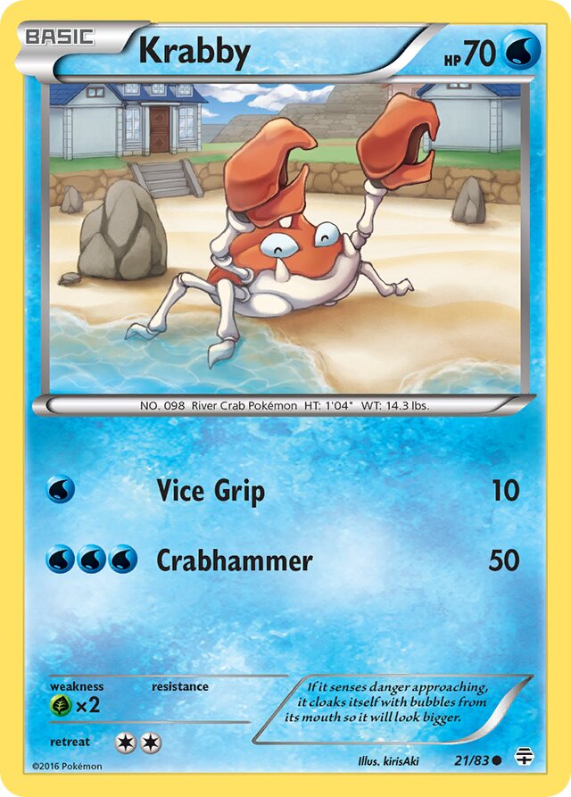 Krabby Generations 21/83 Common