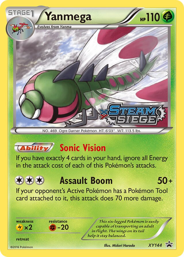 Yanmega XY Black Star Promos XY144 PROMO