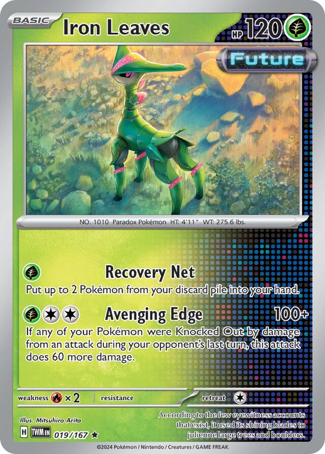 Iron Leaves (Twilight Masquerade 019/167) (International TCG Iron Leaves (Twilight Masquerade 019/167) (International TCG