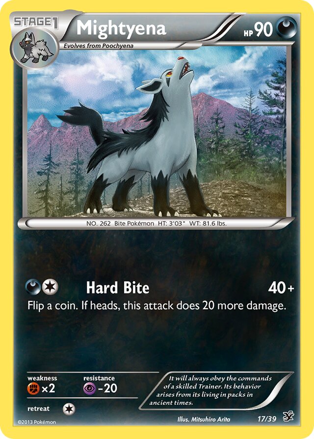 Mightyena Kalos Starter Set 17/39