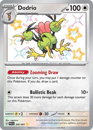 Dodrio (Paldean Fates 200/091)