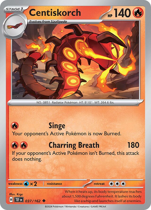 037/162 Centiskorch TEF Uncommon