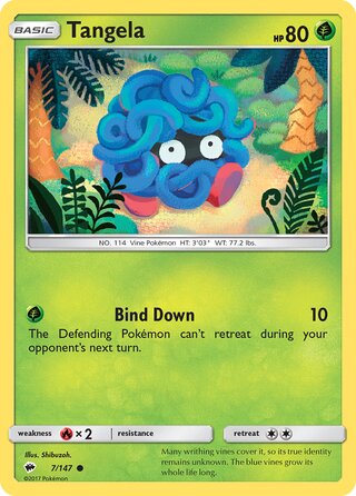 Tangela (Burning Shadows 7/147)