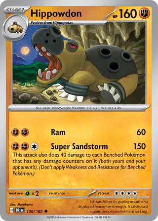 Hippowdon (Destined Rivals 106/182)