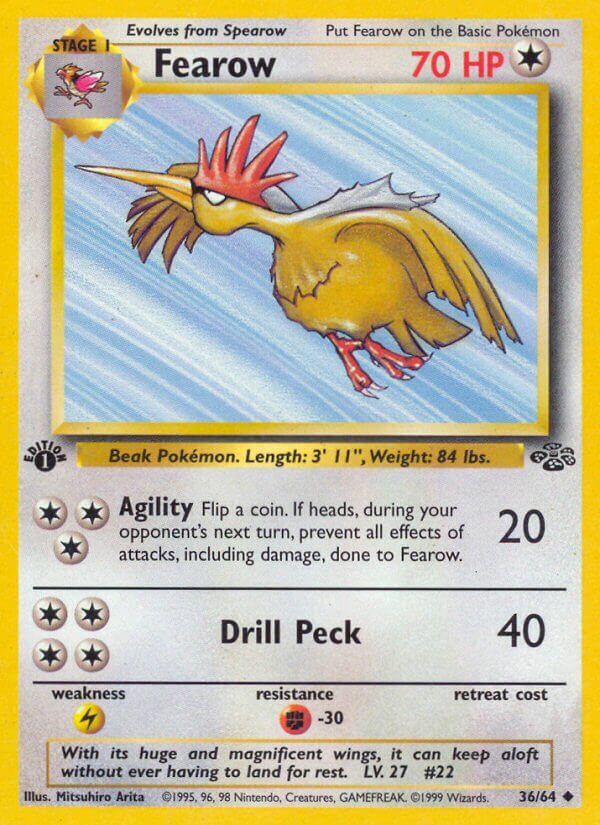 Fearow Jungle 36/64 Uncommon