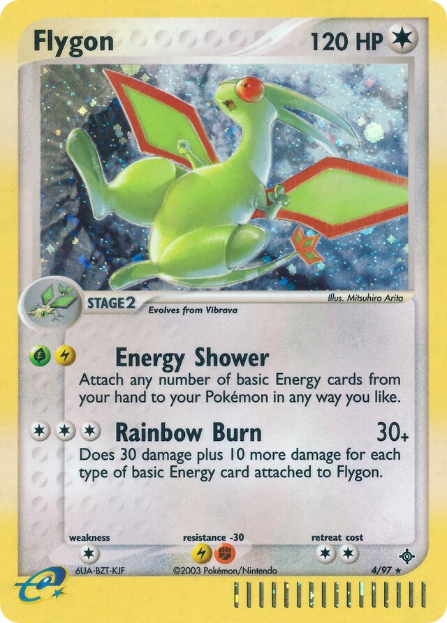 4/97 Flygon DR Rare Holo