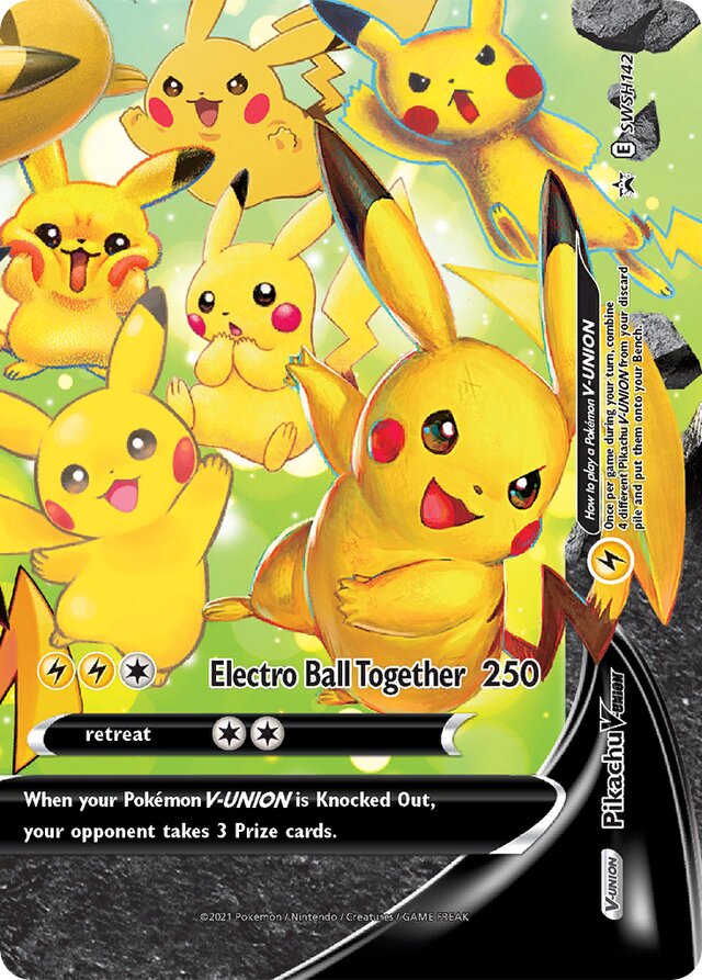 SWSH142 PikachuV-UNION SSP PROMO