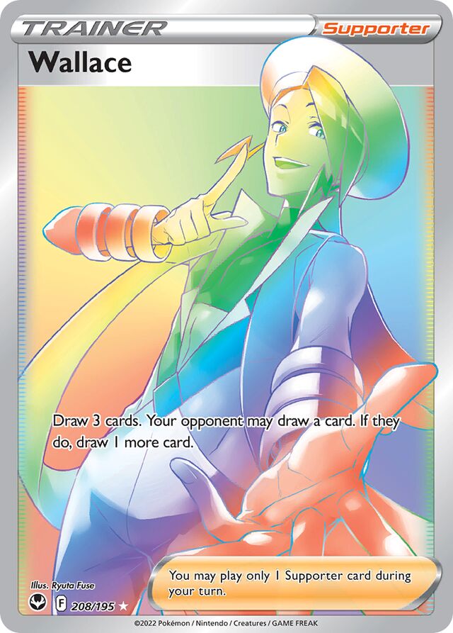 Wallace Silver Tempest 208/195 Rare Rainbow