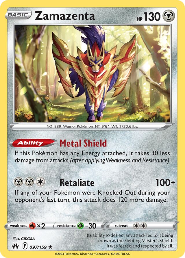 Zamazenta  Pokémon Sword e Pokémon Shield