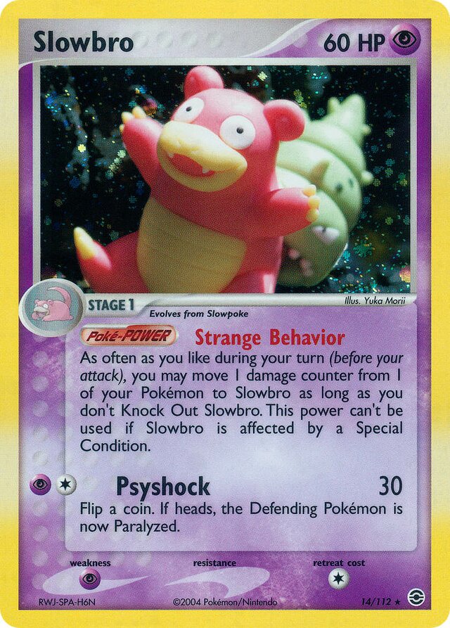 14/112 Slowbro RG Rare Holo