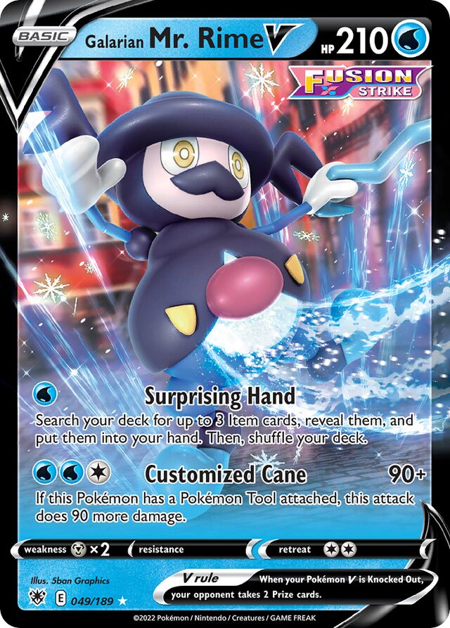 049/189 Galarian Mr. RimeV ASR Ultra-Rare Rare
