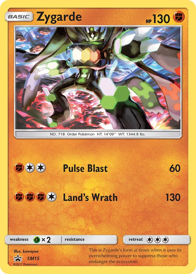 Zygarde SM Black Star Promos SM15 PROMO