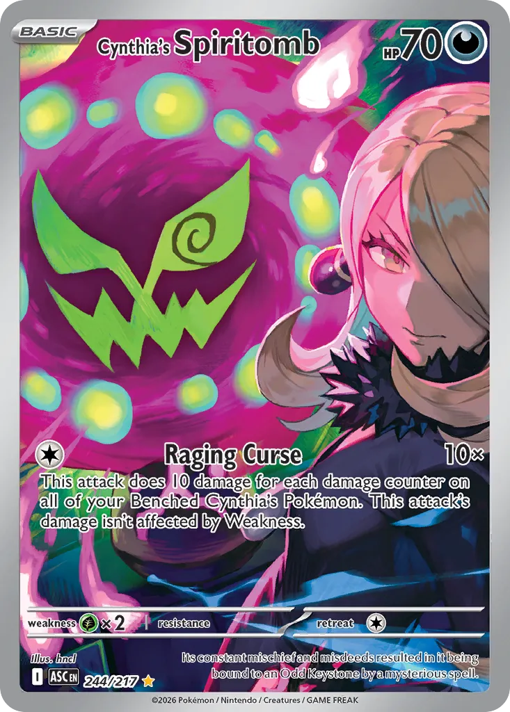 Cynthia's Spiritomb (Ascended Heroes 244/217) (International TCG)  TCG  Collector