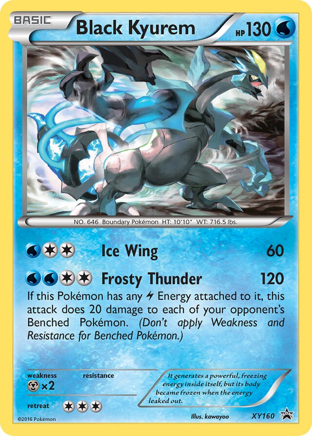 Black Kyurem XY Black Star Promos XY160 PROMO