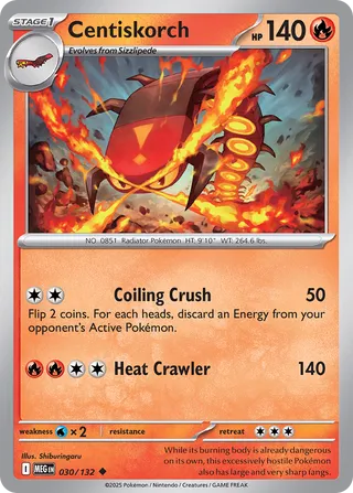 030/132 Centiskorch MEG Uncommon