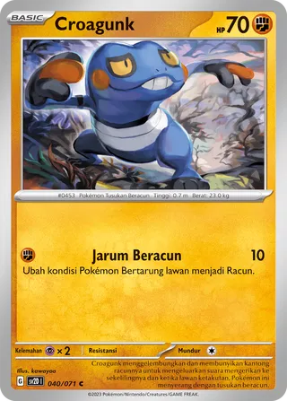 Croagunk (Clay Burst 040/071)