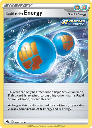 Rapid Strike Energy (Battle Styles 140/163)