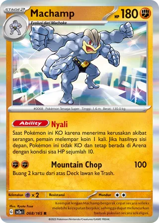 Machamp (Pokémon Card 151 068/165)