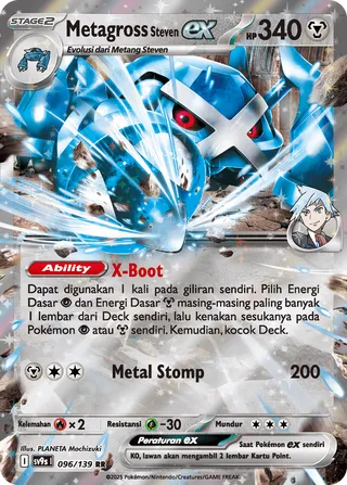 Steven's Metagross ex (Bonds of Destiny 096/139)