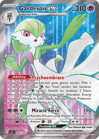 Gardevoir ex (Scarlet ex 092/078)
