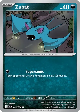 Zubat (Chaos Rising 049/086)