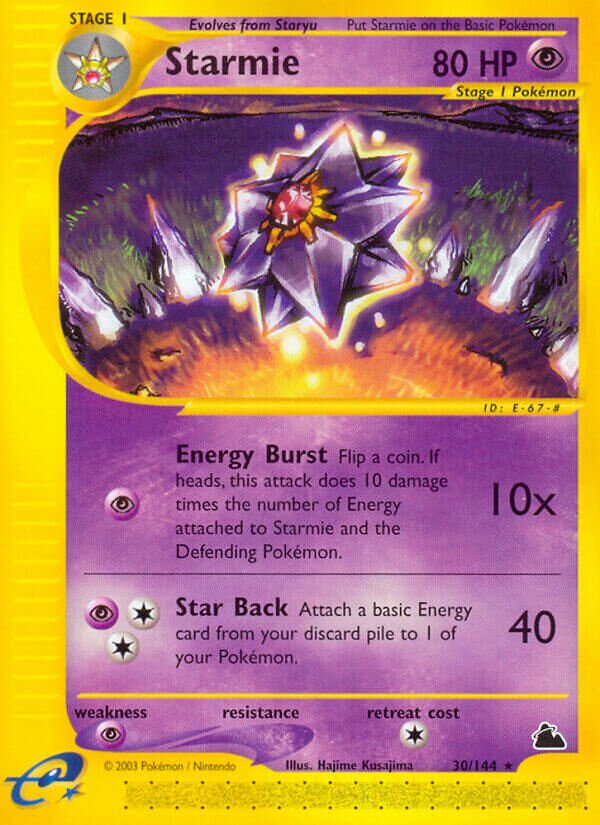 30/144 Starmie SK Rare