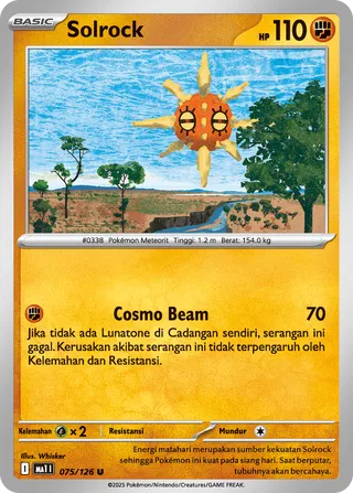Solrock (Mega Evolution 075/126)