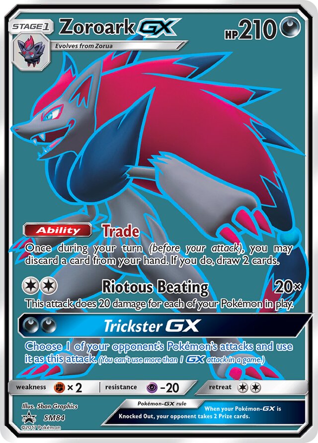 SM84 ZoroarkGX SMP PROMO