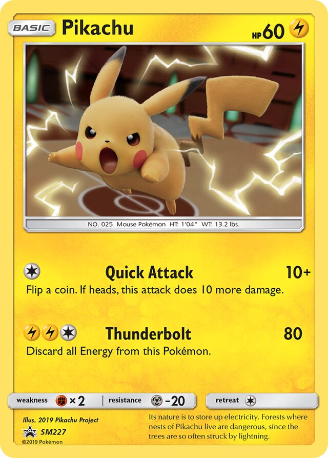 Pikachu SM Black Star Promos SM227 PROMO