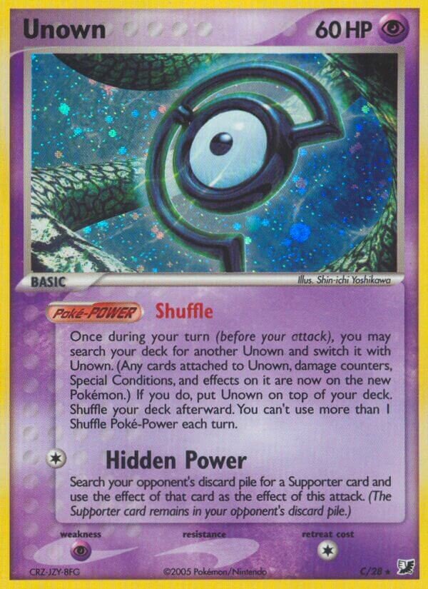 Unown !, EX Unseen Forces, TCG Card Database