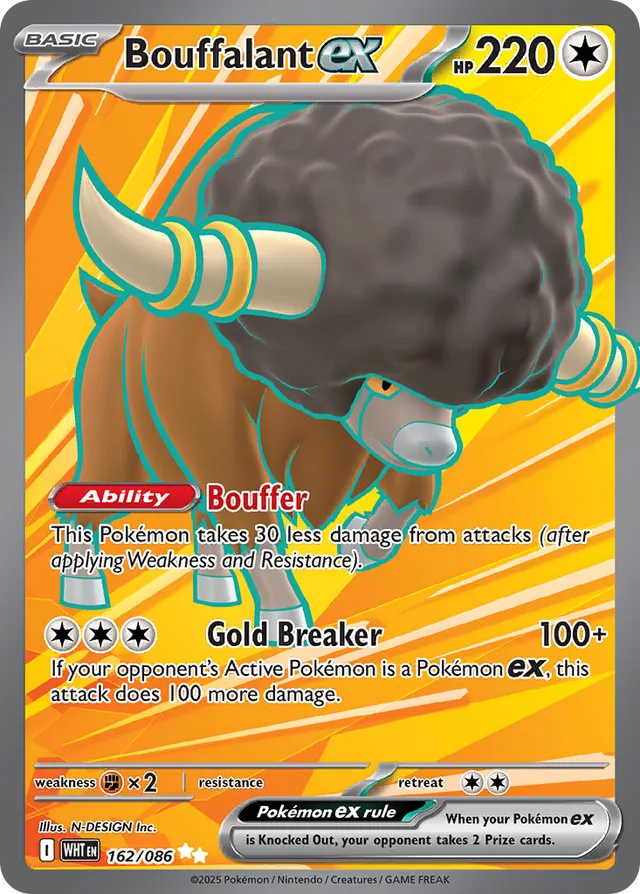 162/086 Bouffalantex WHT Ultra Rare