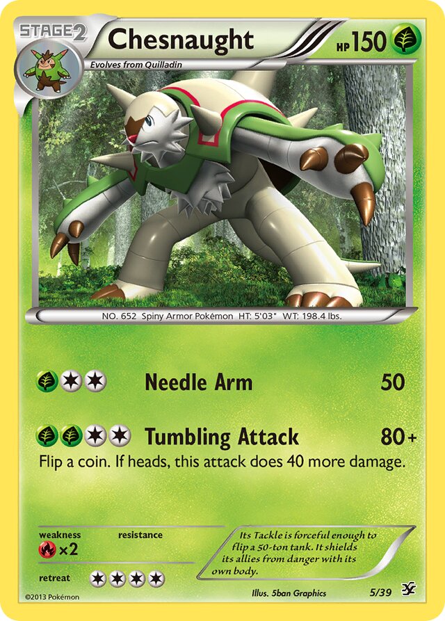 Chesnaught Kalos Starter Set 5/39