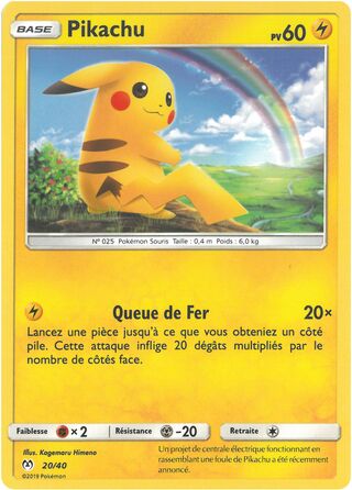 Pikachu (McDonald's Collection 2019 (French) 20/40)