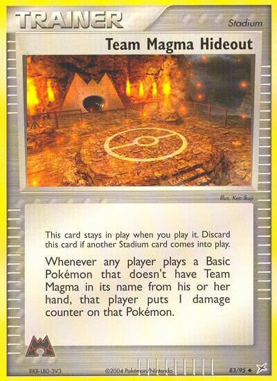 83/95 Team Magma Hideout MA Uncommon