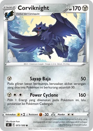 Corviknight (Fusion Arts 073/100)