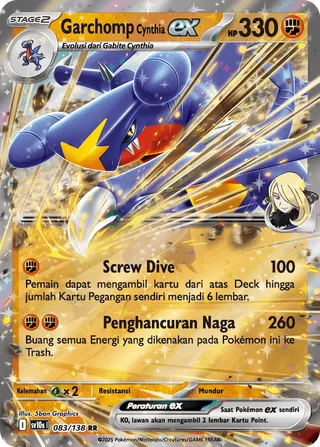 Cynthia's Garchomp ex (Presence of Champions 083/138)