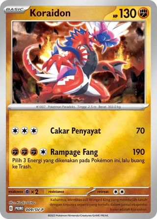 Koraidon (Scarlet & Violet Promos 009/SV-P)