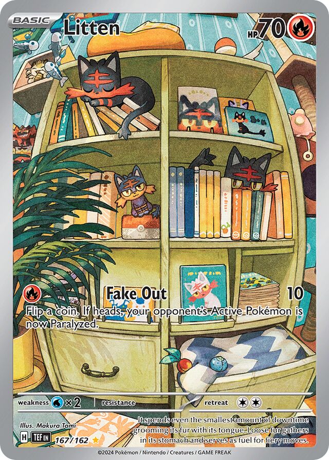 167/162 Litten TEF Illustration Rare
