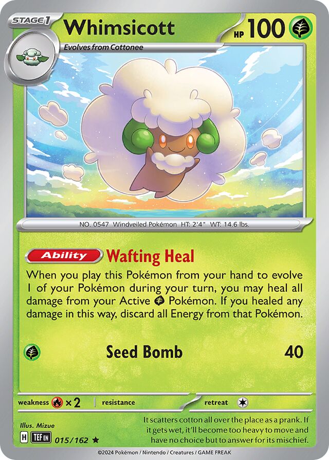 015/162 Whimsicott TEF Rare
