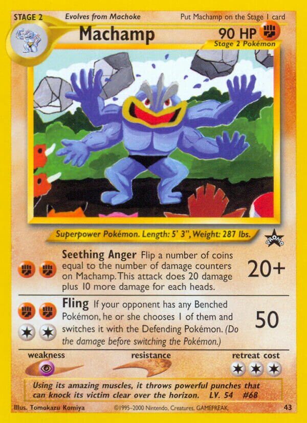 Machamp Wizards Black Star Promos 43 PROMO