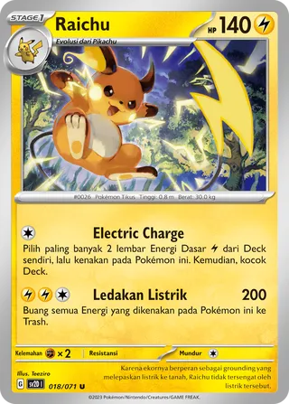 Raichu (Clay Burst 018/071)