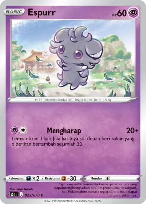 Espurr (Single Strike Master 025/070)