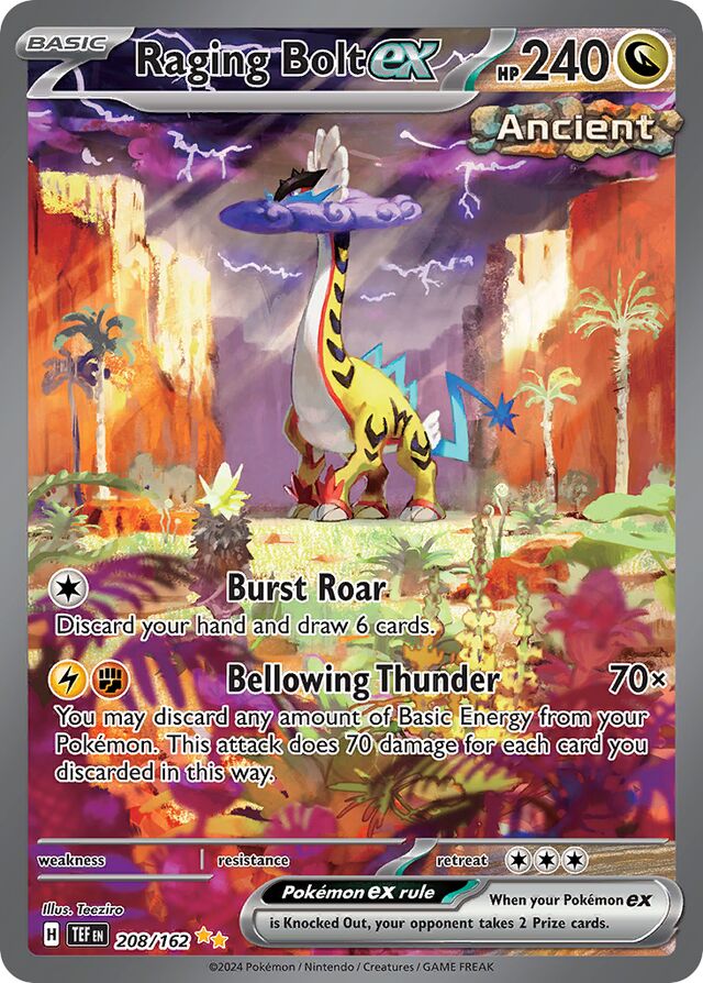 Raging Boltex Temporal Forces 208/162 Special Illustration Rare