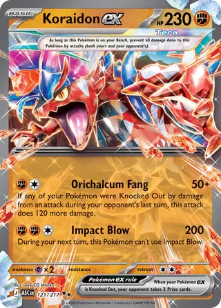 Koraidon ex (Ascended Heroes 121/217)