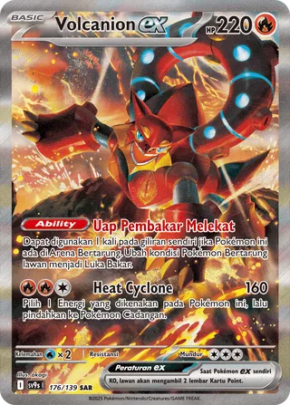 Volcanion ex (Bonds of Destiny 176/139)
