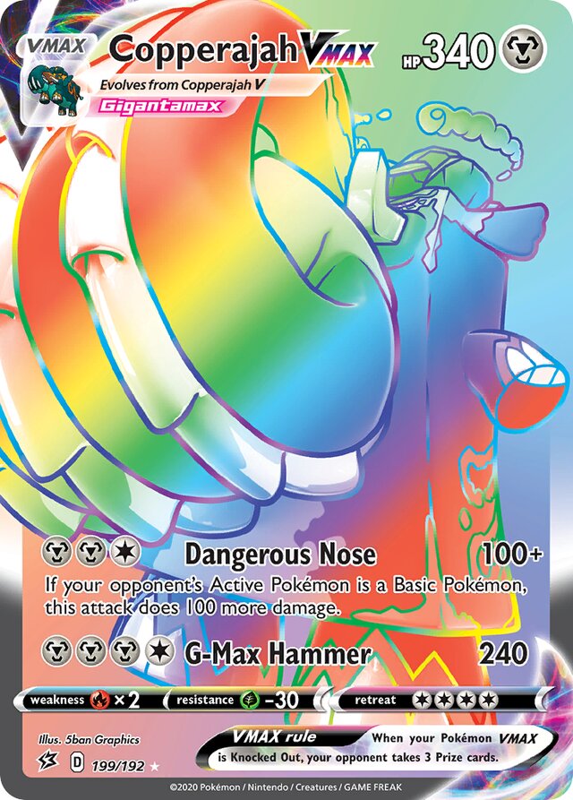 199/192 CopperajahVMAX RCL Rare Rainbow