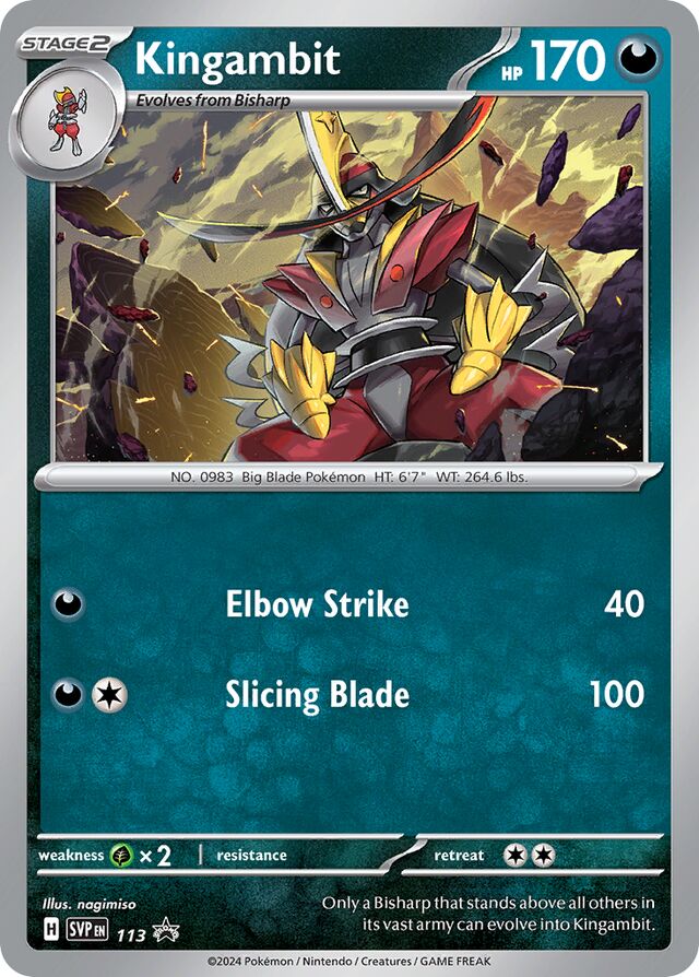 Kingambit [Darkrai Deck] SVP Black Star Promos 113