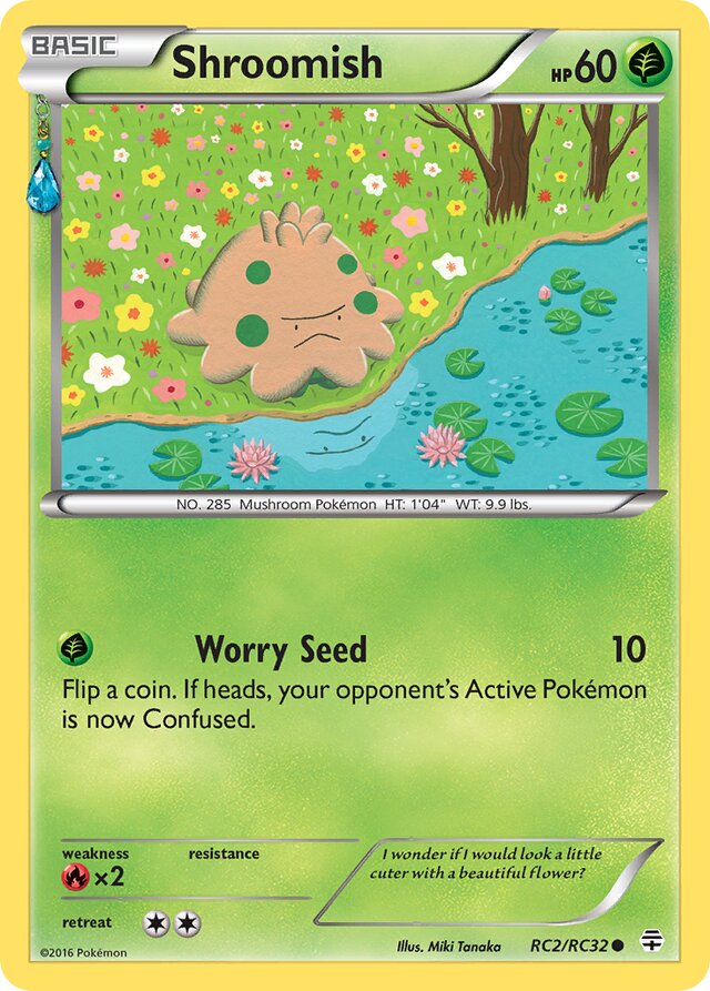 Shroomish Generations Radiant Collection RC2/RC32 Common