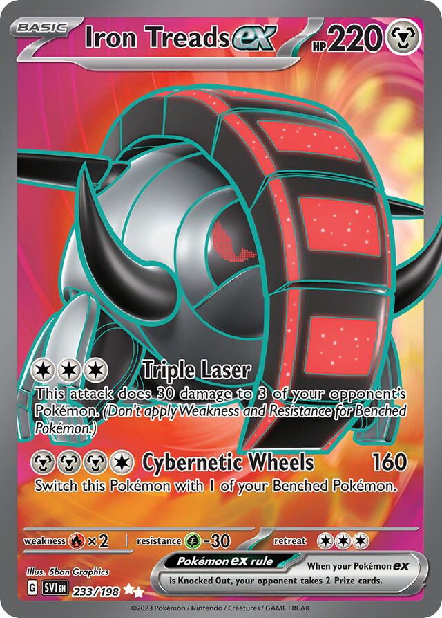 Iron Treadsex Scarlet & Violet 233/198 Ultra Rare